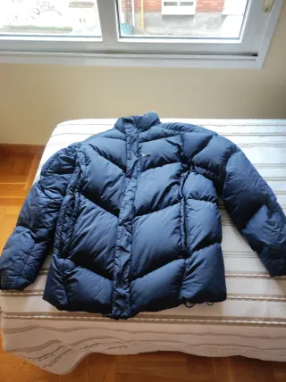 Abrigo acolchado azul Nike