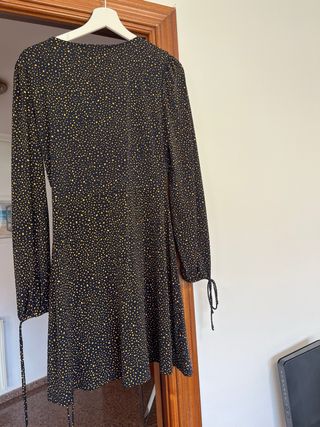 Vestido Mango estampado puntos