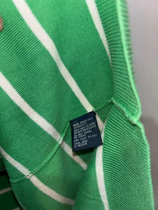Jersey Polo Ralph Lauren Verde Rayas