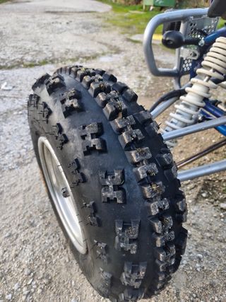 Yamaha Raptor YFM 660 R Azul y Blanco