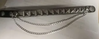 Pulsera tachuelas y cadenas punk rock