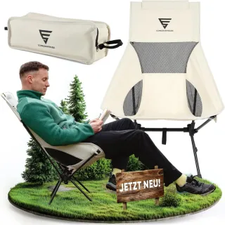 Silla Camping Schneiderfreude Beige Plegable