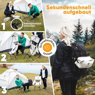 Silla Camping Schneiderfreude Beige Plegable