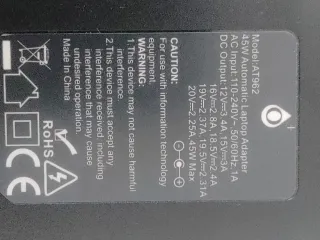 Cargador LG Negro 45W