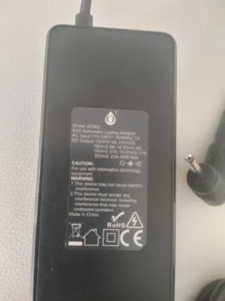 Cargador LG Negro 45W