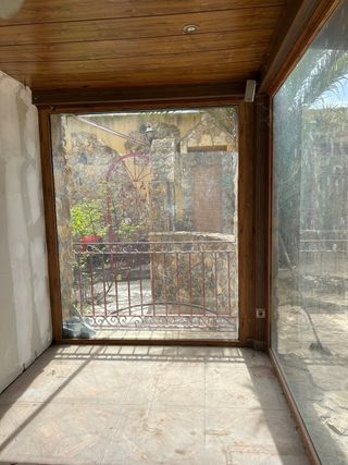 Ventanal aluminio madera y cristal