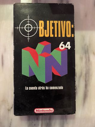 VHS Objetivo 64 Nintendo