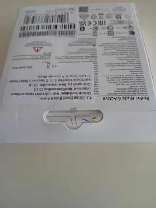 Redmi Buds 6 Active - Caixa Nova e Selada