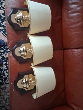 3 apliques de pared clásicos