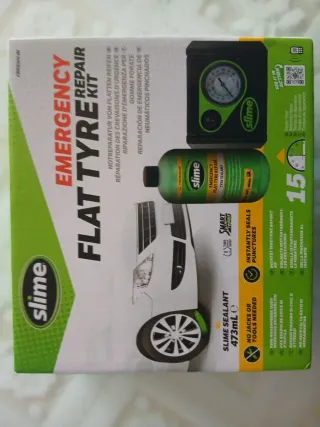 Kit Reparación Pinchazos Coche Slime