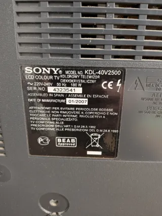 Sony Bravia TV para piezas o reparar