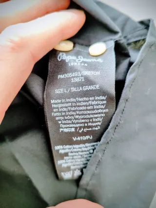 Camisa Pepe Jeans Negra Talla L