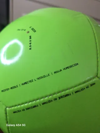Pallone da calcio Nike verde