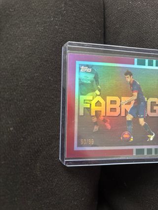Cromo Fàbregas 60/99 FC Barcelona team set Topps