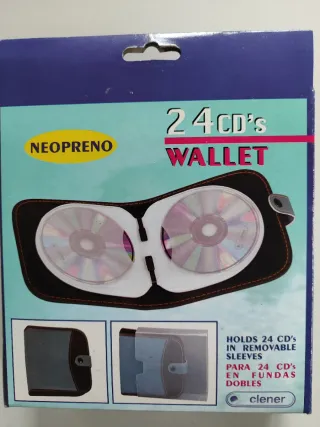 Funda para 24 CDs Neopreno Clener