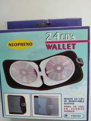 Funda para 24 CDs Neopreno Clener