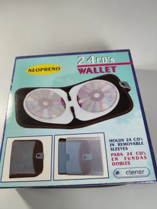Funda para 24 CDs Neopreno Clener