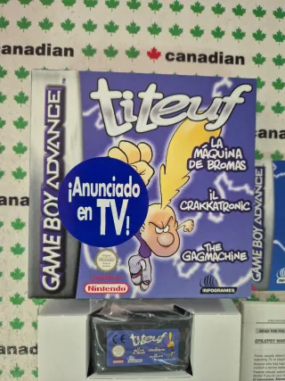 Titeuf: La Maquina de Bromas Game Boy Advance