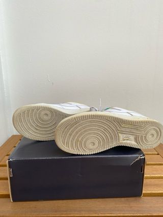 Nike Air Force 1 blancas/amarillas/turquesa