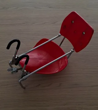 Seggiolino Bici Vintage Rosso