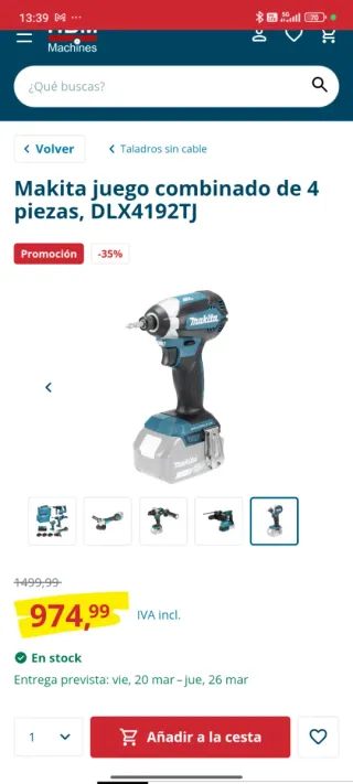 Kit Makita Combinado