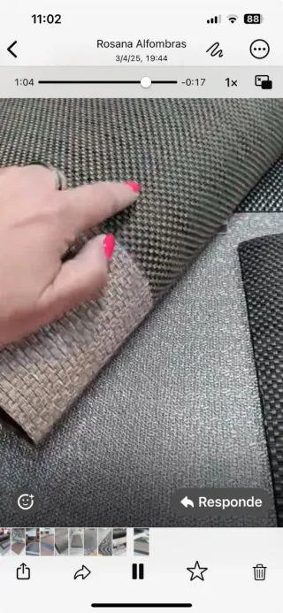 Alfombra Diseño Terraza Beige y Gris