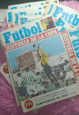 Lote 27 revistas Fútbol Historia de la copa