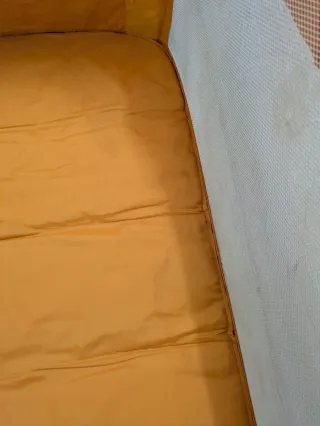 Cuna de viaje plegable naranja