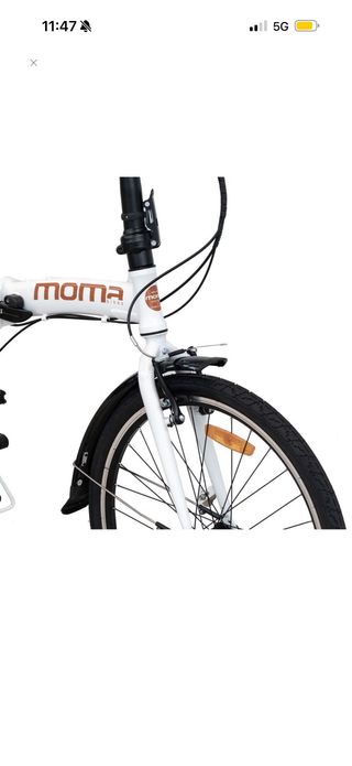 Bicicleta Plegable Urbana Light 24 Blanca