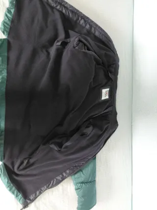 Cazadora de Plumas Verde y Naranja