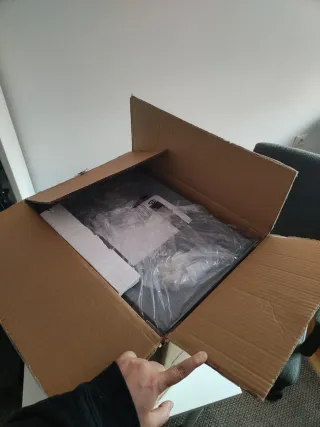 Cubo de basura doble 40L gris