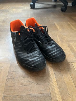 Zapatillas Nike Deportivas Negras Naranja