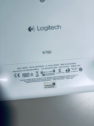 Teclado Solar Inalámbrico Logitech K760