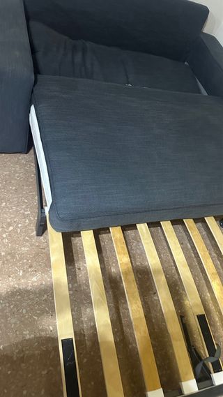 Sofá Cama Gris Tela