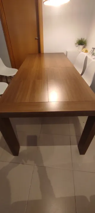 Mesa de comedor extensible madera