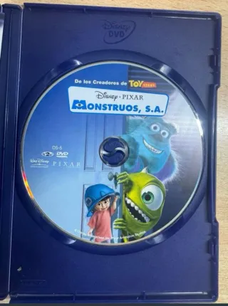 DVD Monstruos S.A. Disney Pixar Español