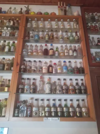 Colección Botellas Miniatura  estanterias 1300 und