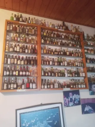 Colección Botellas Miniatura  estanterias 1300 und