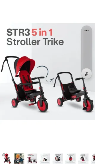 Triciclo Smartrike Casi Nuevo