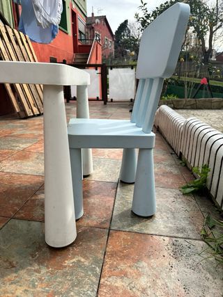 Mesa y 2 Sillas Infantiles Ikea