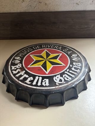 Lote 5 Carteles Publicitarios Metálicos