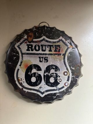 Lote 5 Carteles Publicitarios Metálicos