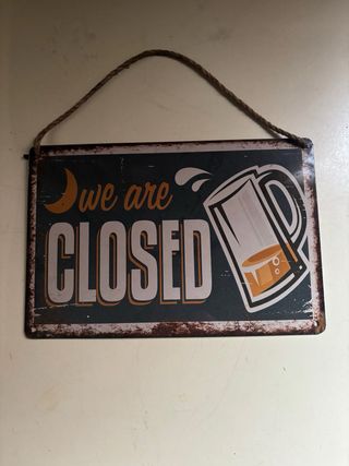 Lote 5 Carteles Publicitarios Metálicos