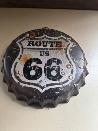 Lote 5 Carteles Publicitarios Metálicos