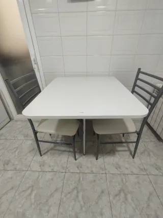 Mesa plegable 2 sillas