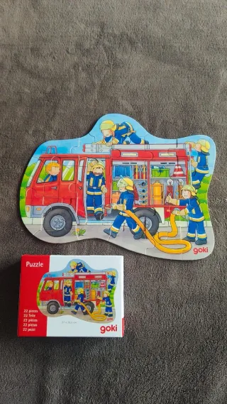 Puzzle Bomberos madera