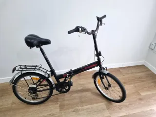 Bicicleta Plegable Negra