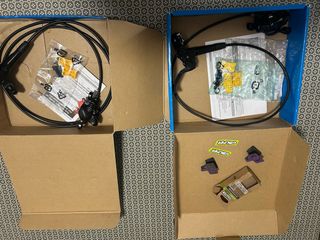 Frenos Shimano MT500/MT200 y pastillas Galfer