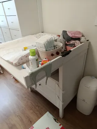 Cambiador Bebé Blanco Ikea