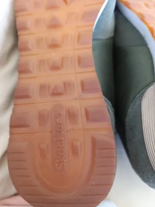 Zapatillas Skechers Verde y Dorado